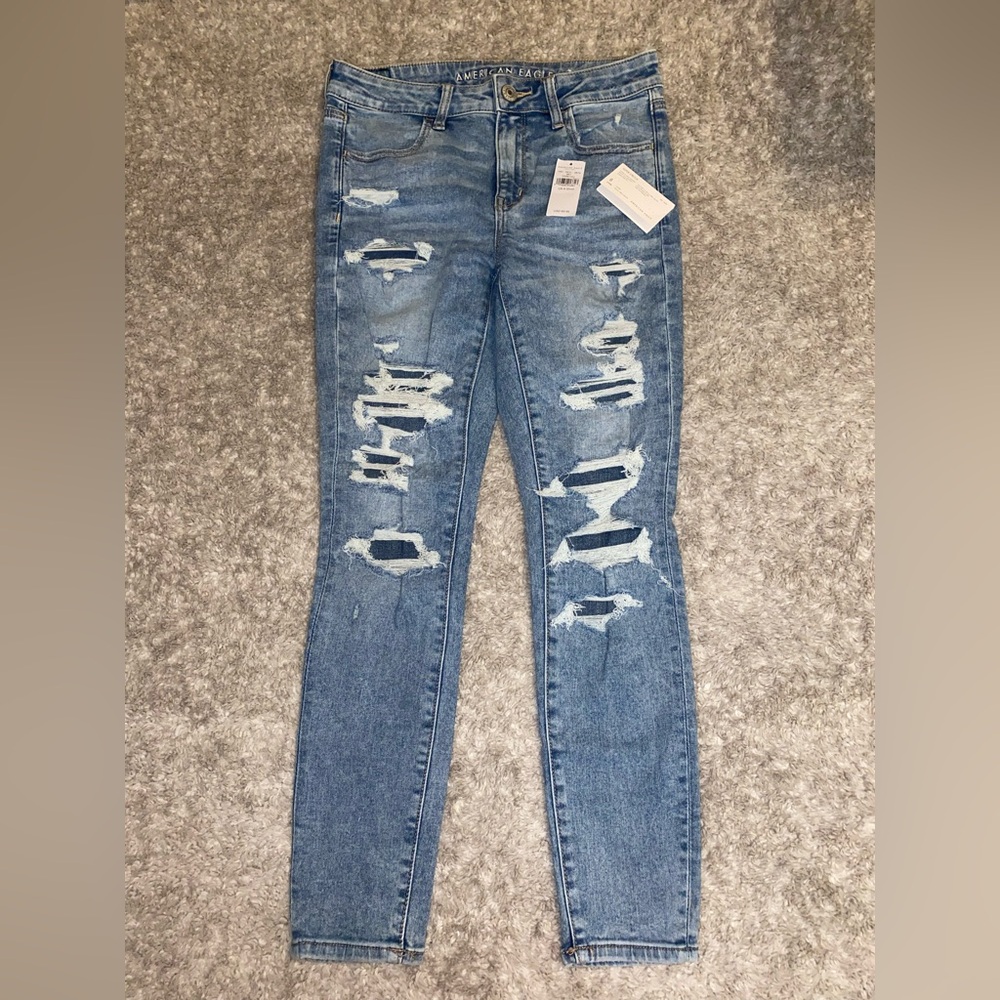 Women's AE Next Level Jeggings- 8 short